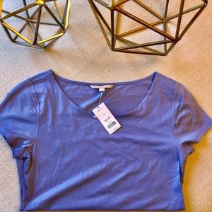 NWT Banana Republic Lilac Crew Neck Tshirt